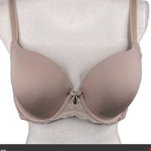 Torrid Tan Underwire Lightly Padded Bra Size 38B